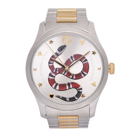 gucci replica watch snake|gucci watch men snake.